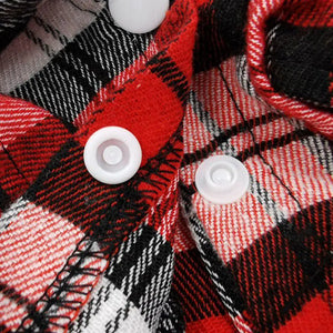 British Style Plaid Dog Shirts