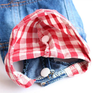 Fashion Denim Pet Hoodie Jacket