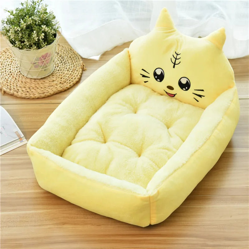 Cartoon Warm Pet Washable Sofa Bed
