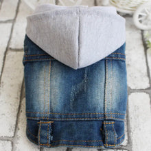 Load image into Gallery viewer, Fashion Denim Pet Hoodie Jacket