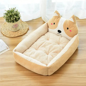 Cartoon Warm Pet Washable Sofa Bed