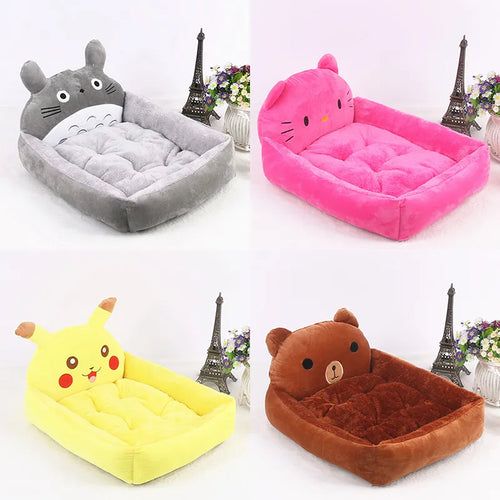 Cartoon Warm Pet Washable Sofa Bed