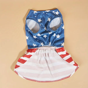 American Flag Female Dog Dress