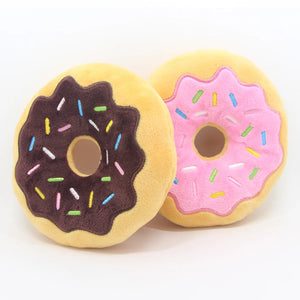 Squeaky Donut Plush Toys