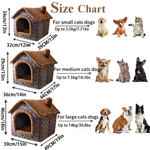 Load image into Gallery viewer, Folding Soft Warm Dog House