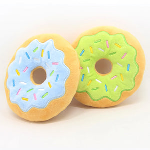 Squeaky Donut Plush Toys