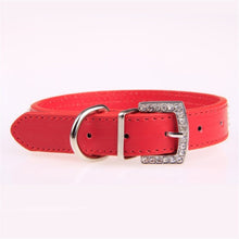 Load image into Gallery viewer, Bling Rhinestone Leather Collar