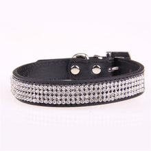 Load image into Gallery viewer, Bling Rhinestone Leather Collar