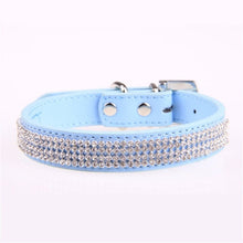 Load image into Gallery viewer, Bling Rhinestone Leather Collar