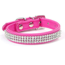 Load image into Gallery viewer, Bling Rhinestone Leather Collar