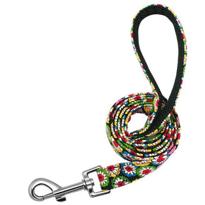 Nylon Print Dog Leash